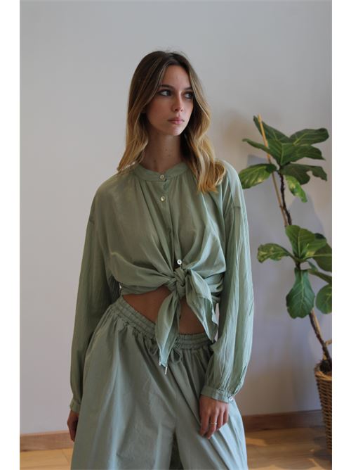 Camicia in mussola di cotone DIECI MINUTI | JO563